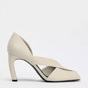 Asymmetric Leather Sandals